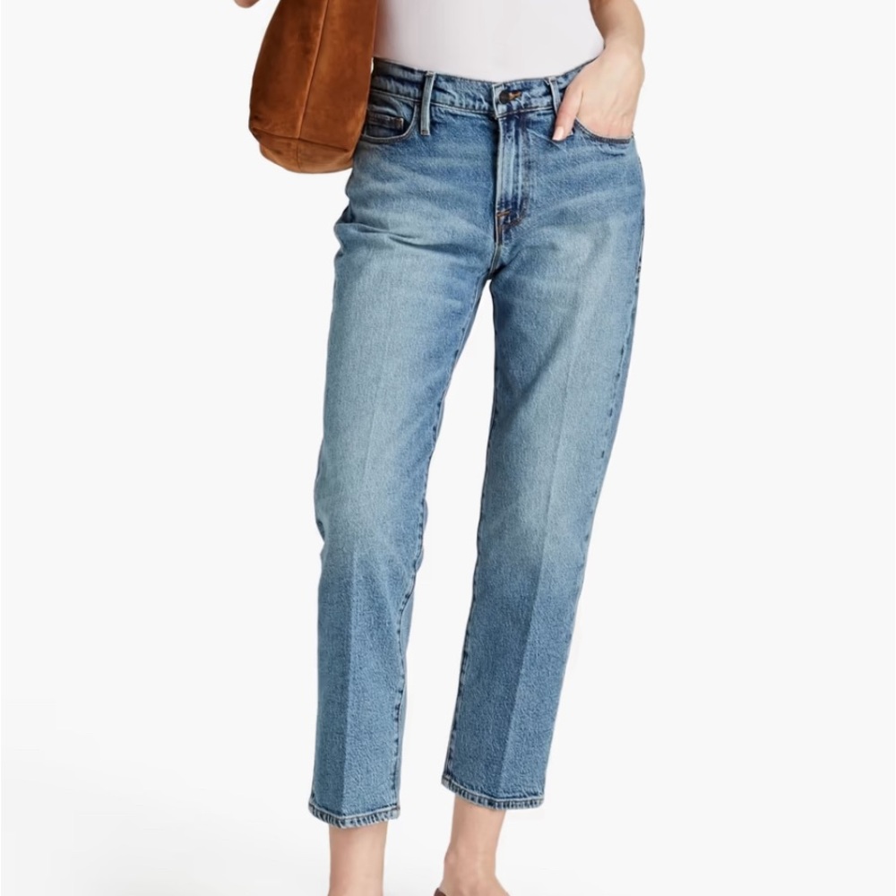 Frame Le Nouveau Straight cropped high-rise straight-leg jeans - Size 24